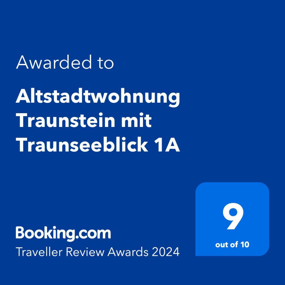 Altstadtwohnung Traunstein Mit Traunseeblick 1A 그문덴 외부 사진